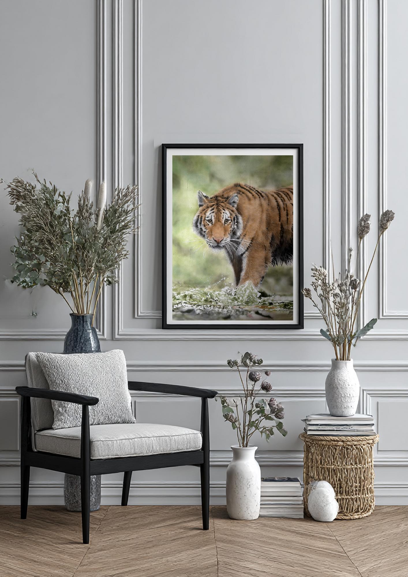 Silent Strength – Silk Painting