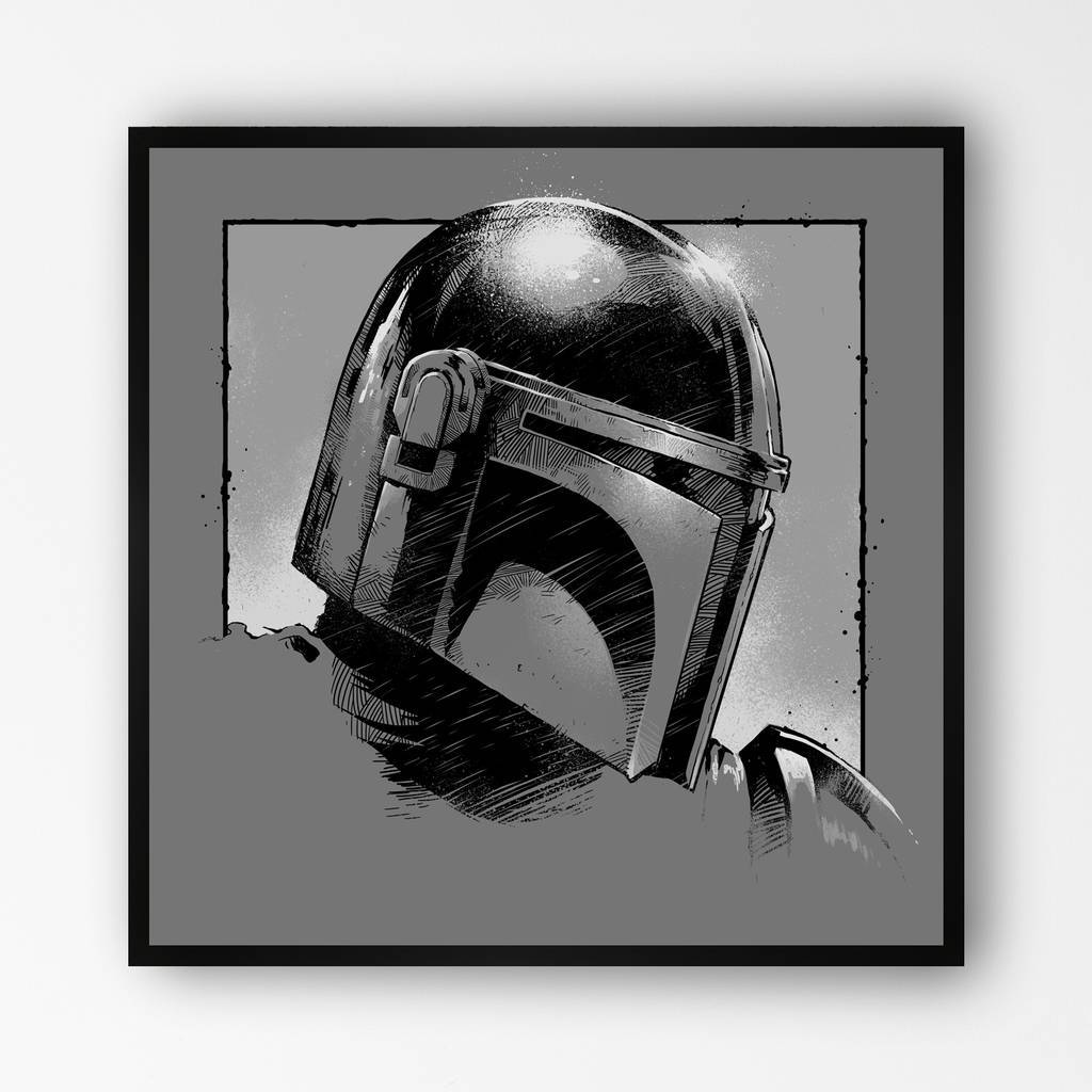 Постер "the Mandalorian" (Мандалорец / Звездные Войны / Star Wars)