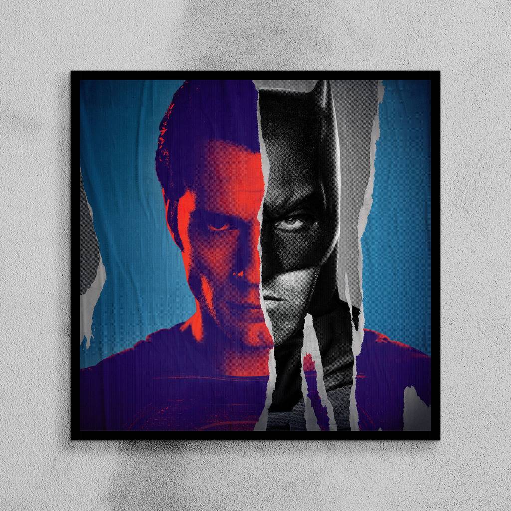 Постер "Batman vs Superman / Бэтмен против Супермена"