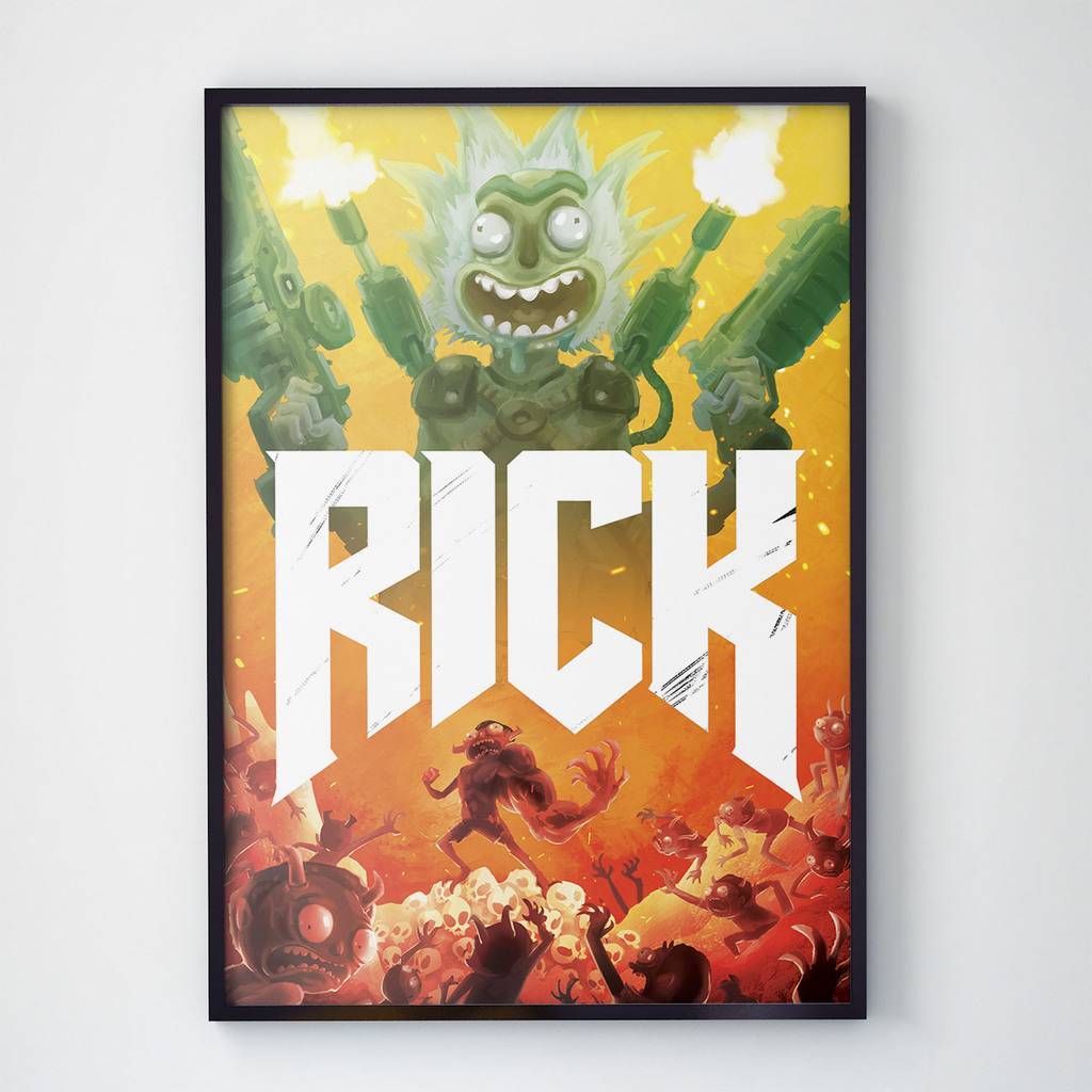 Постер "Rick and Morty / Рик и Морти" (RM1021)