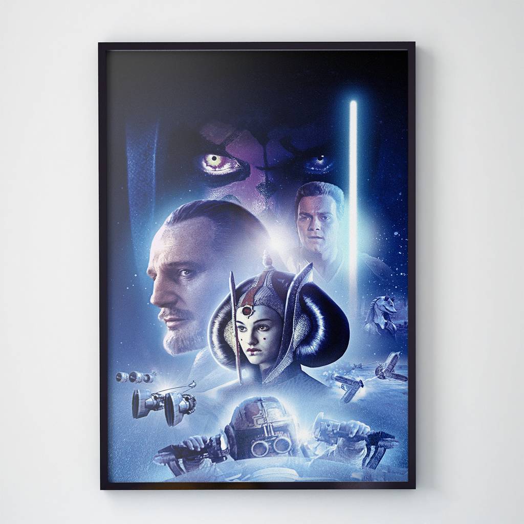 Постер Star Wars: The Phantom Menace / Звёздные войны: Скрытая угроза (SWZ134)