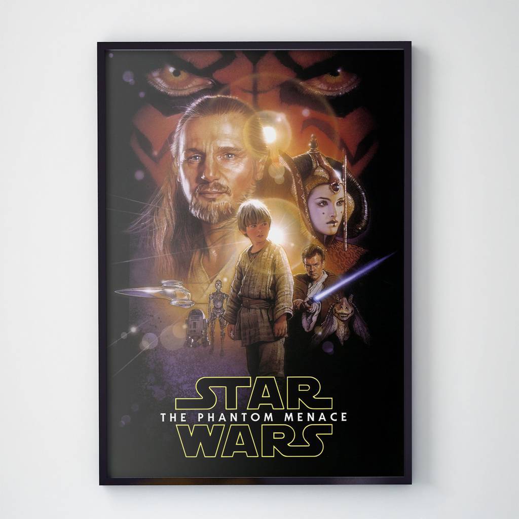 Постер Star Wars: The Phantom Menace / Звёздные войны: Скрытая угроза (SWZ135)