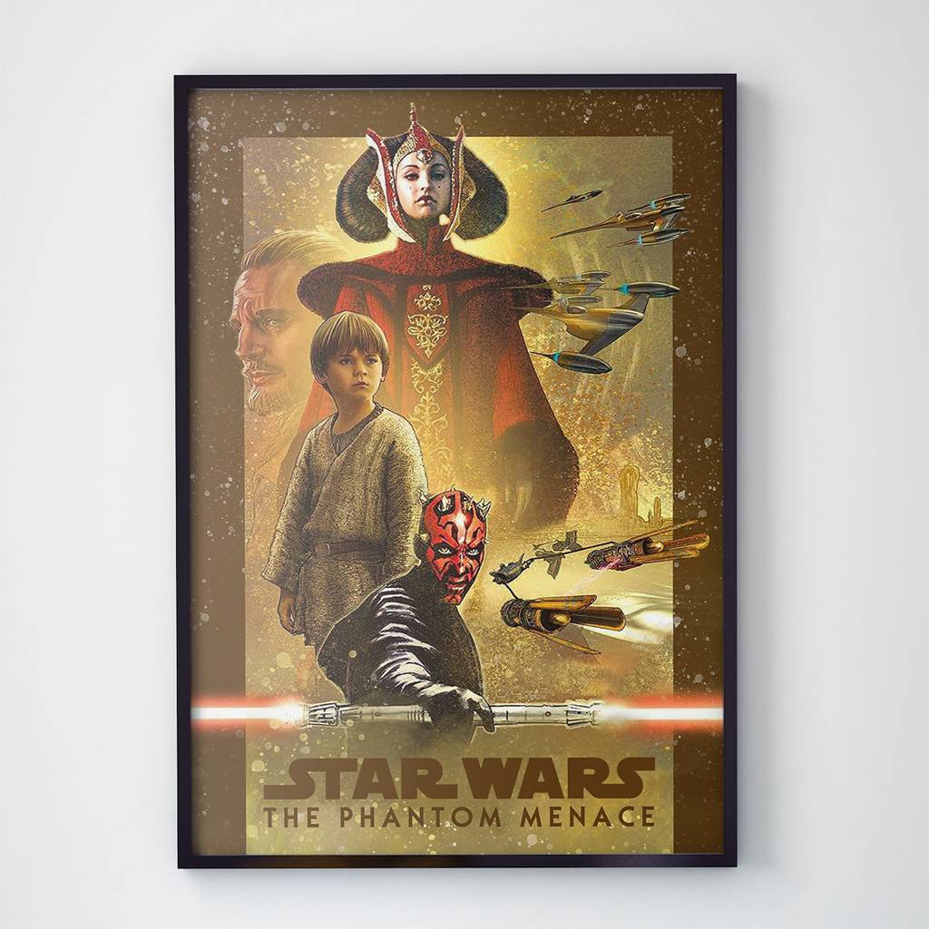 Постер Star Wars: The Phantom Menace / Звёздные войны: Скрытая угроза (SWZ136)