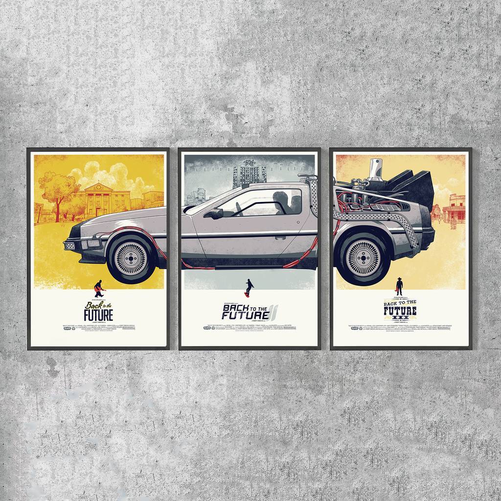 Постер (триптих) Назад в Будущее / Back to the Future (BTF1005)