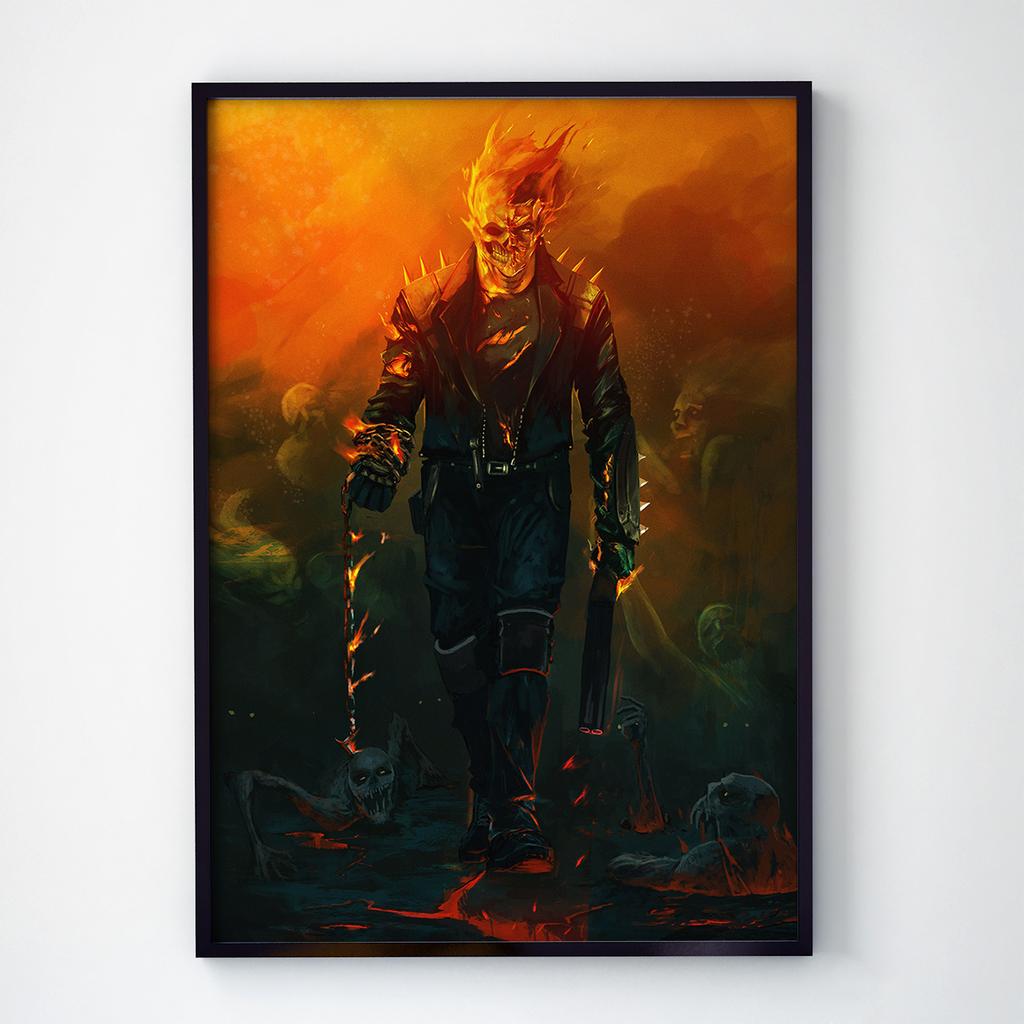 Постер Призрачный Гонщик (Ghost Rider) GR1001