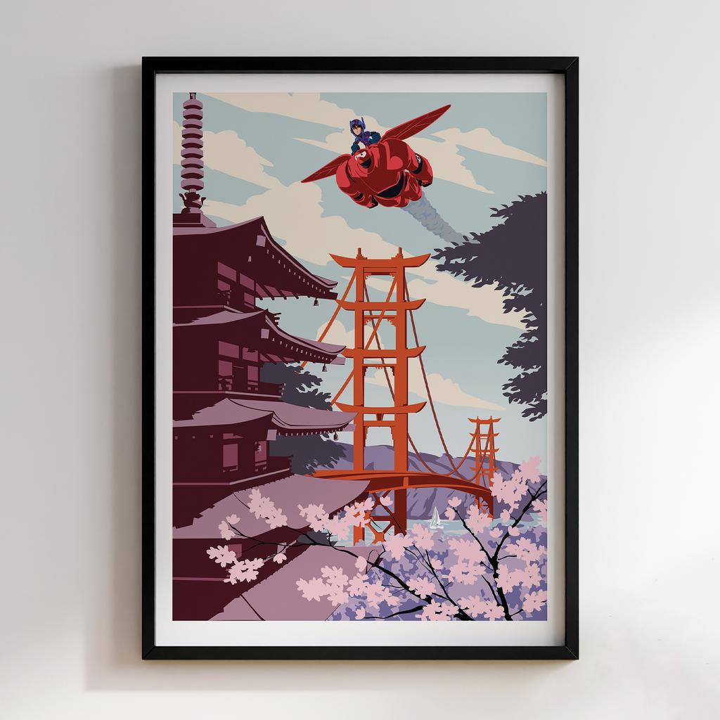 Постер Big Hero 6 (Місто Героїв) BH006