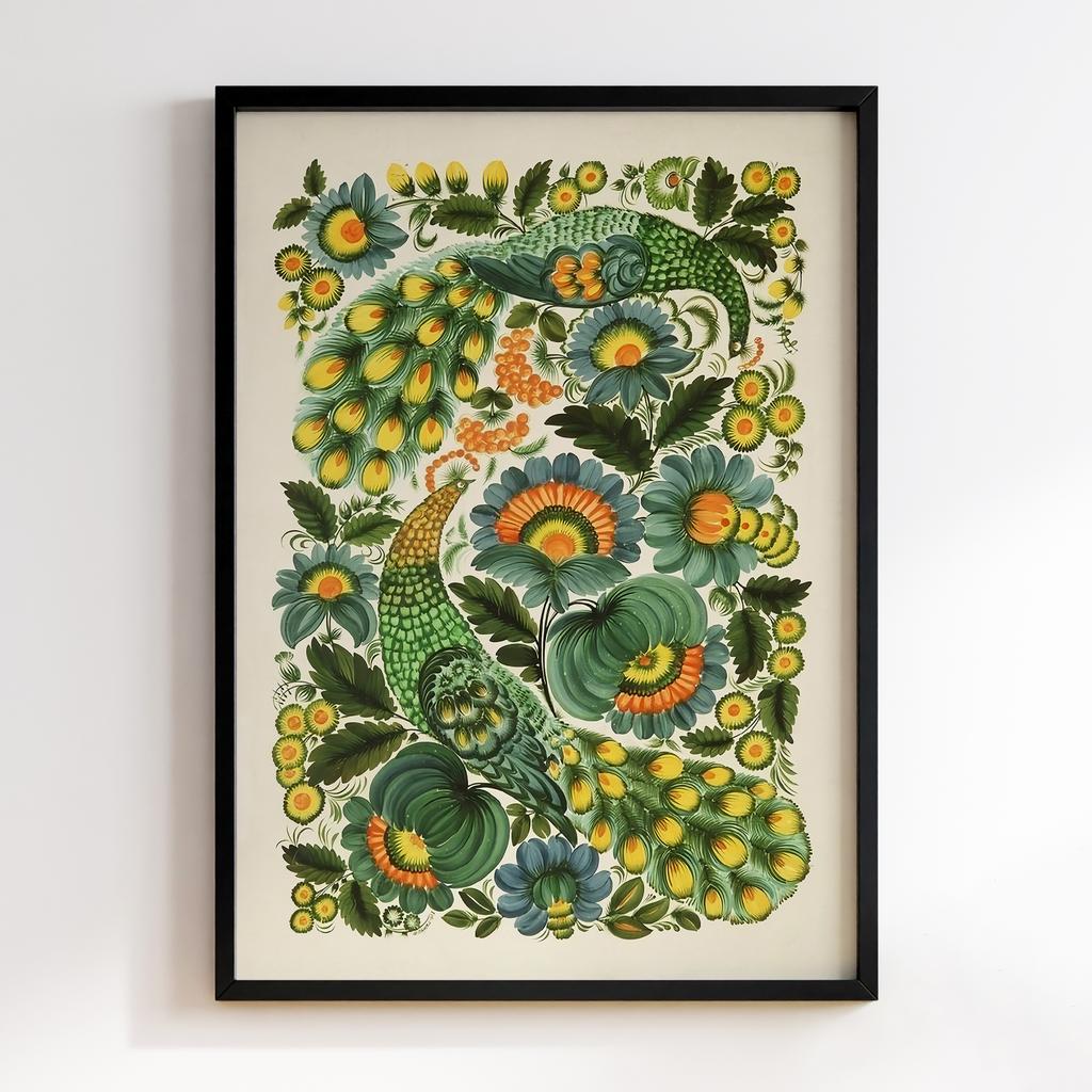 Постер Етнічні Квіти EF01