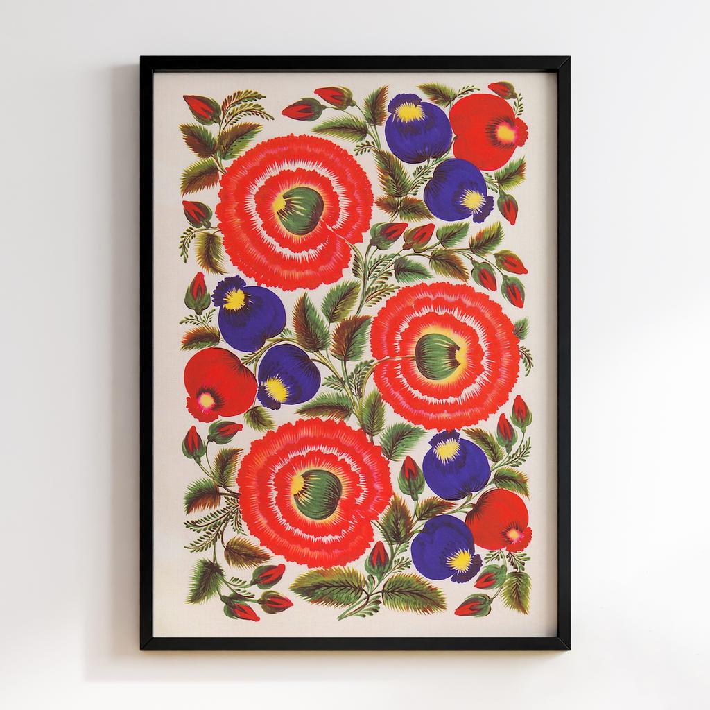 Постер Етнічні Квіти EF02