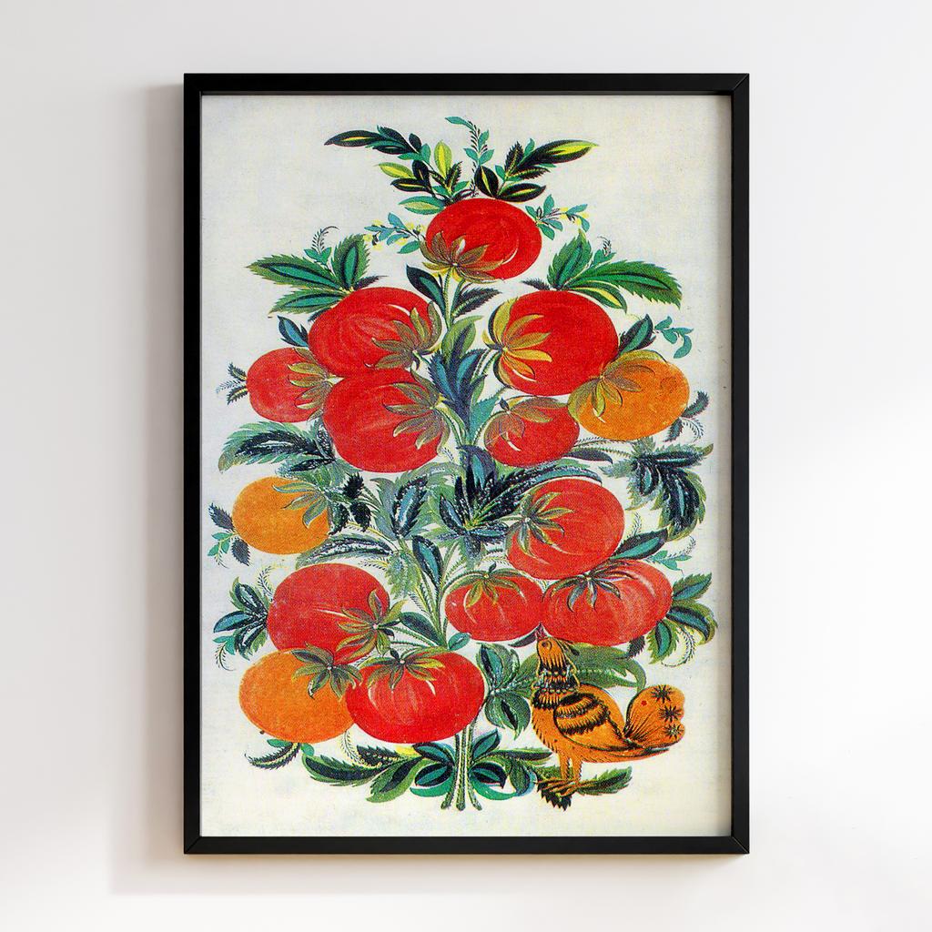 Постер Етнічні Квіти EF06