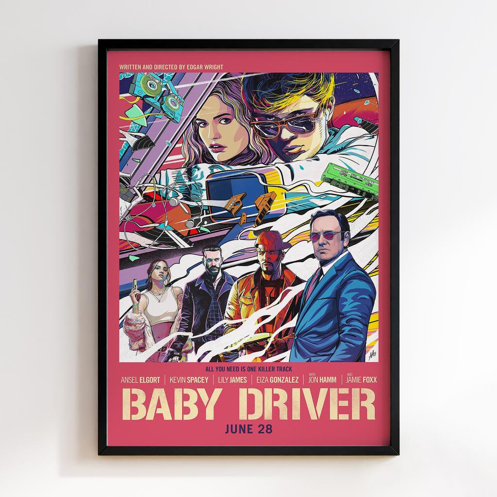 Постер Малюк на драйві (Baby Driver) BD06