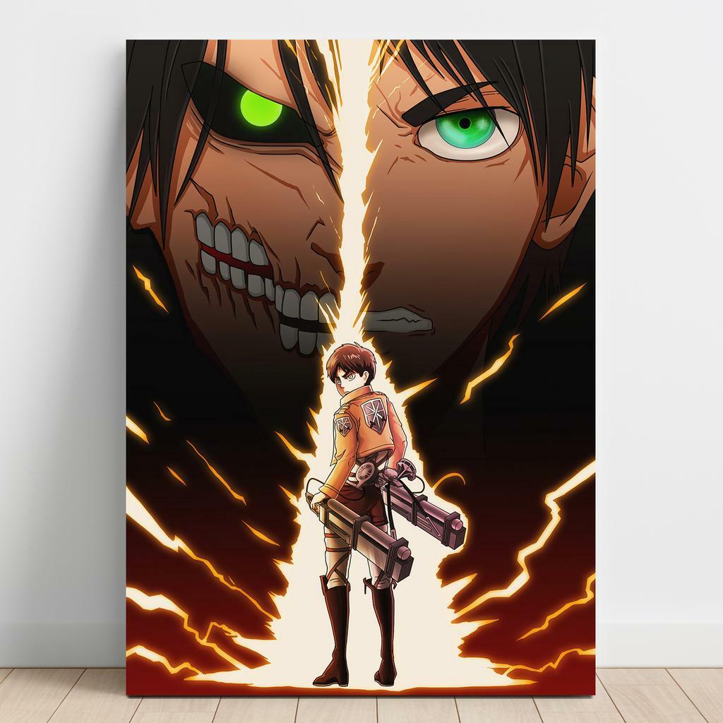 Картина на полотні Атака Титанів (Attack on Titan) AQ66