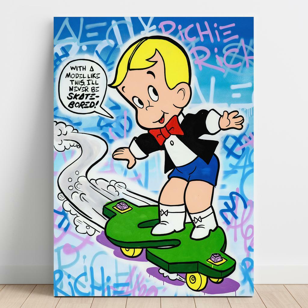 Картина на полотні Алек Монополі (Alec Monopoly) AL58