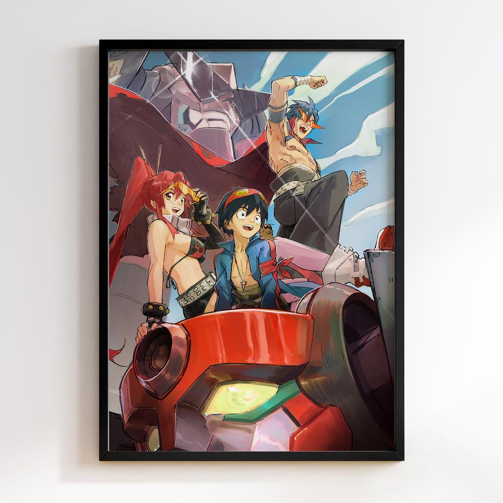 Постер Гуррен-Лаганн (Tengen Toppa Gurren Lagann) TG01