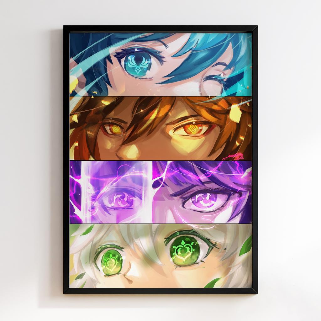 Постер Геншин Імпакт Сьогун Райден (Genshin Impact Raiden Shogun) GRS09