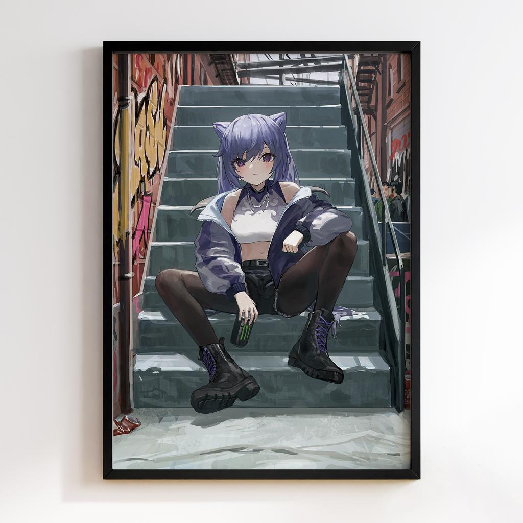 Постер Ке Цин Геншин Імпакт(Genshin Impact Keqing) GIK61