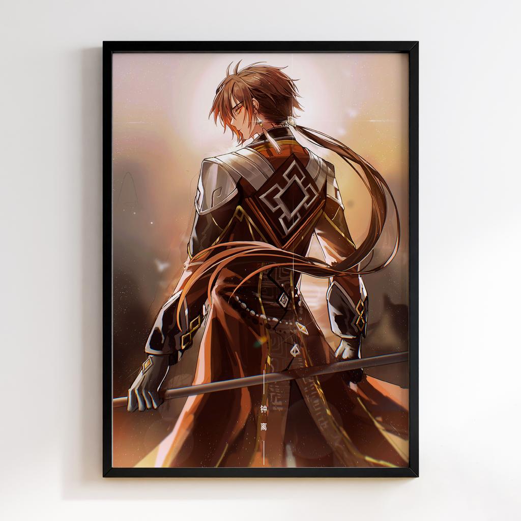 Постер Чжунлі Геншин Імпакт (Zhongli Genshin Impact) ZGI10