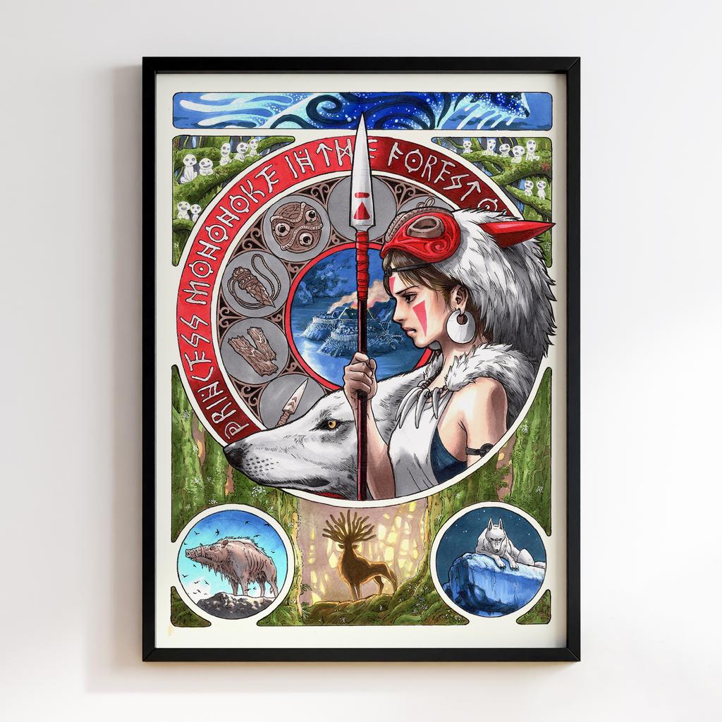 Постер Принцеса Мононоке (Princess Mononoke) PSM20