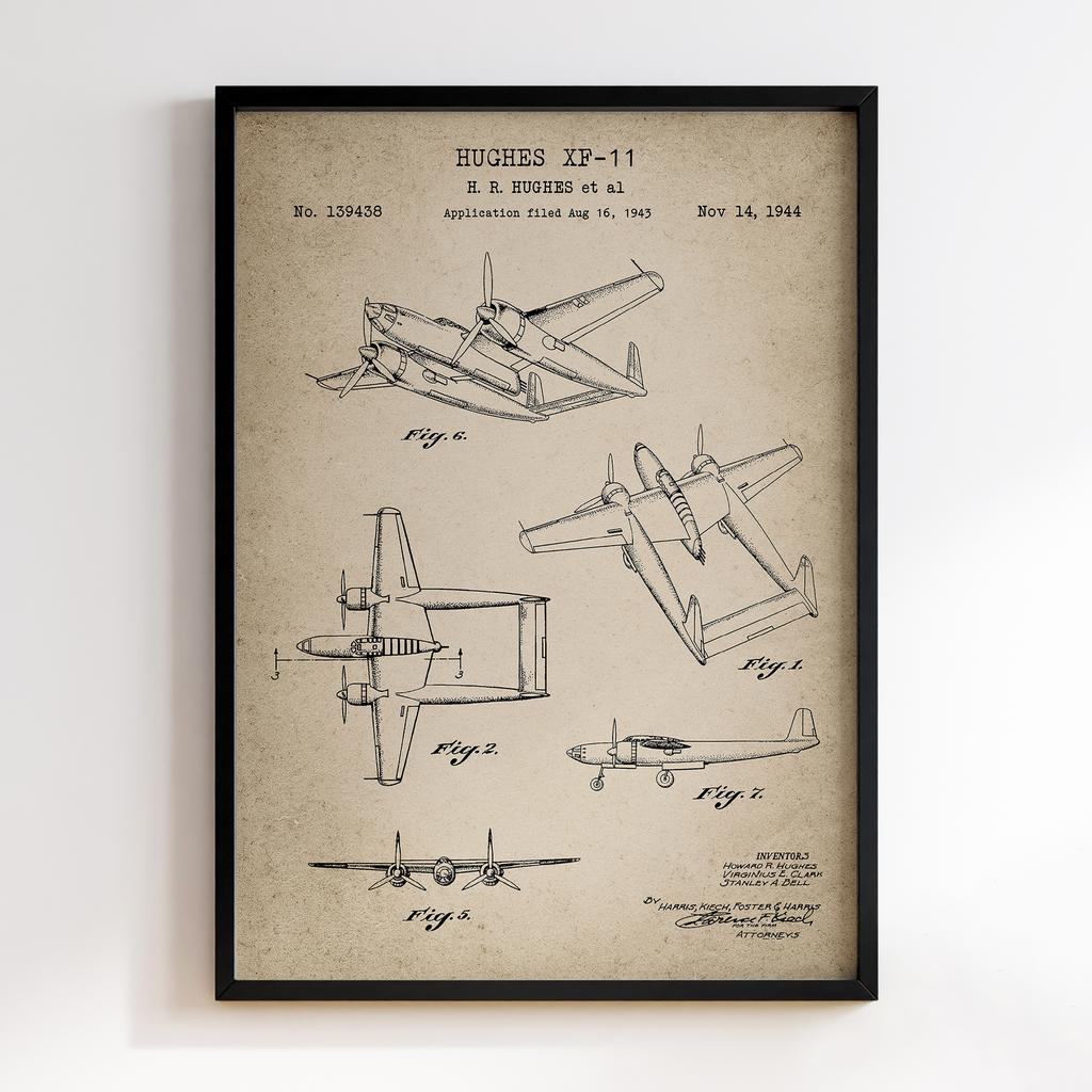 Постер Airplane Patent APT01
