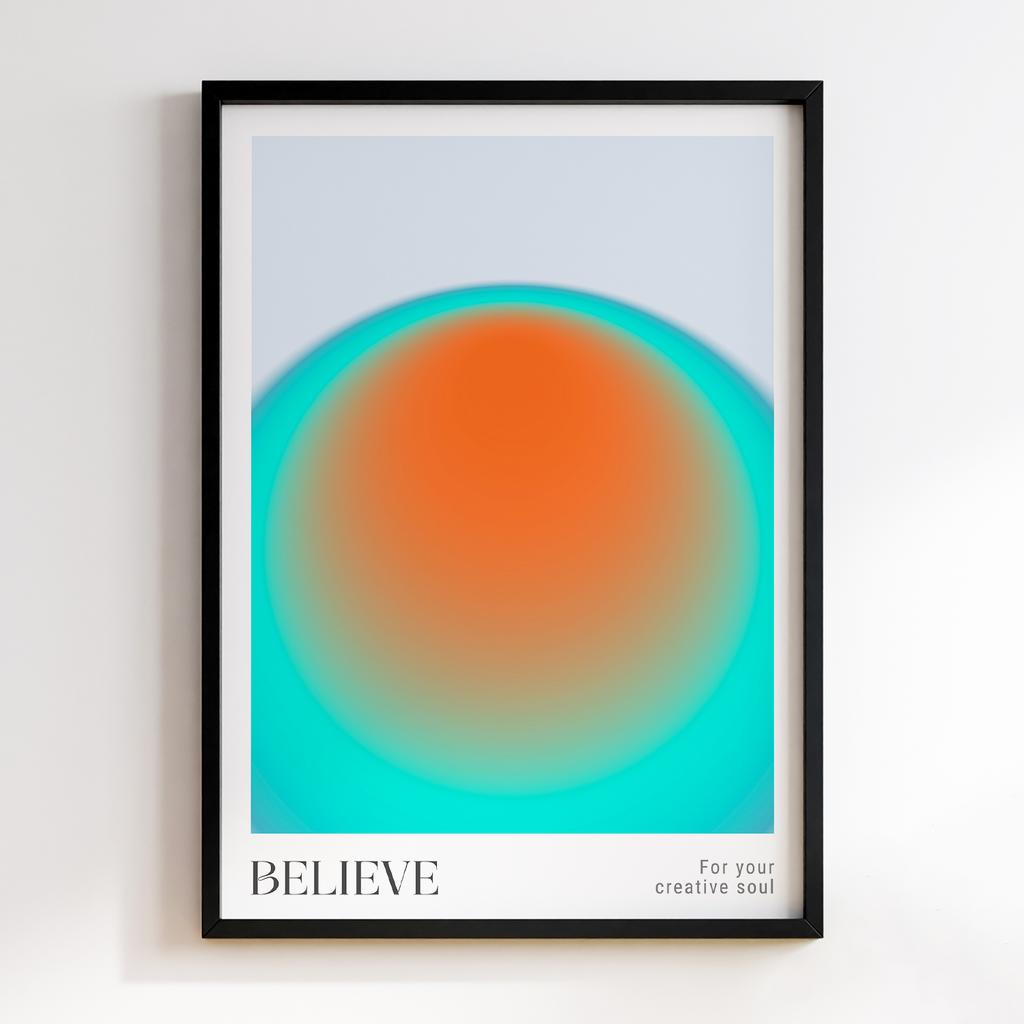 Постер Абстракція та Градієнт (Gradient Art) ANG98