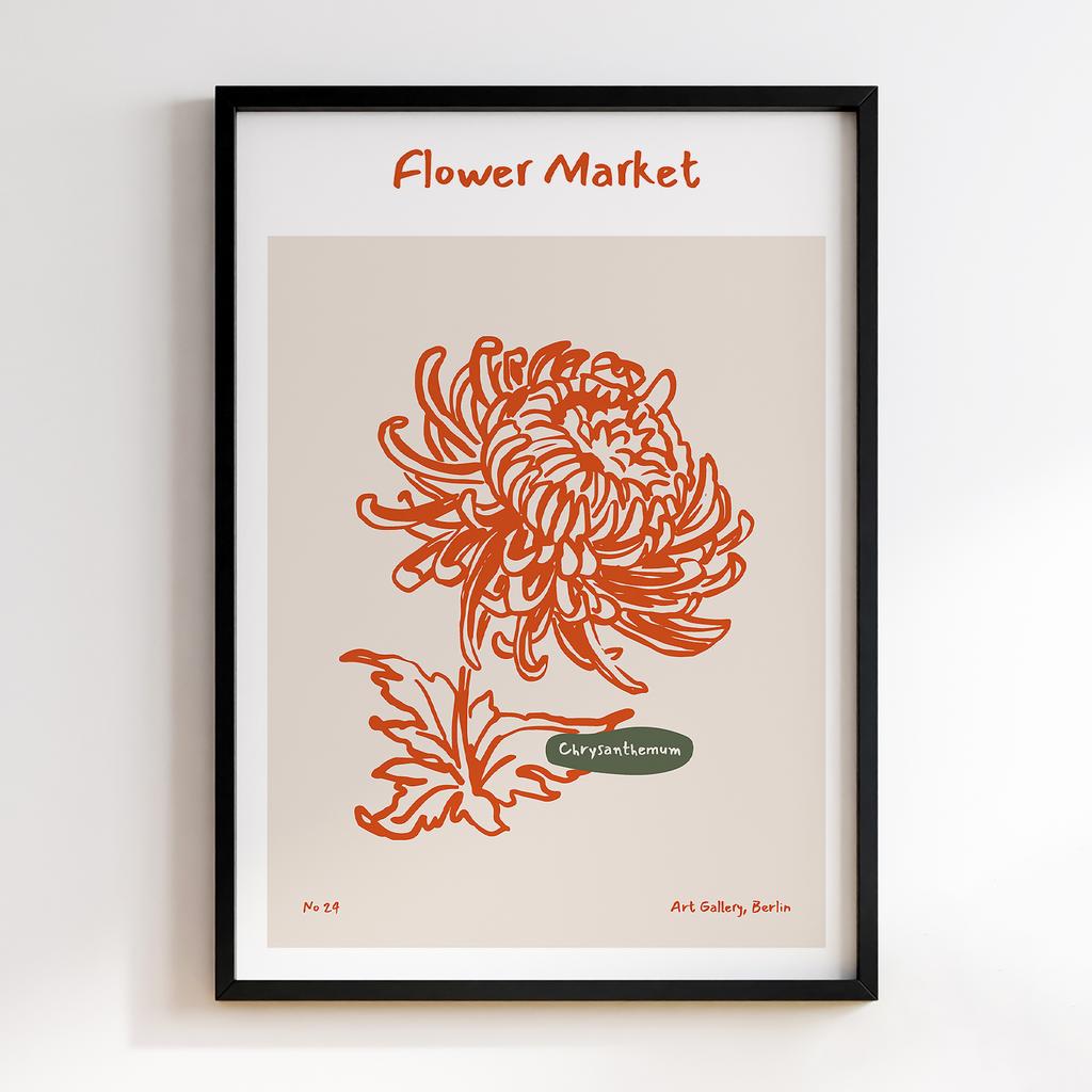 Постер Modern Flowers Art MF0179