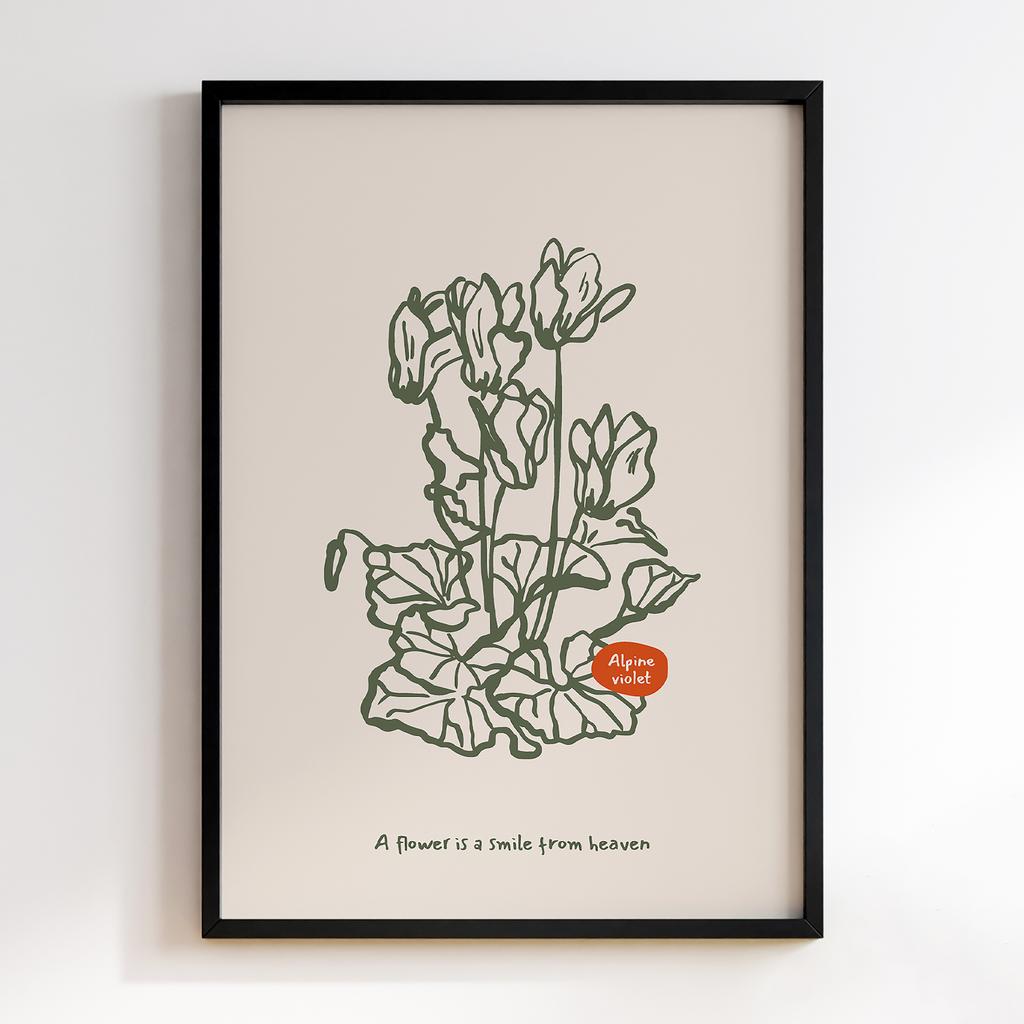 Постер Modern Flowers Art MF0190