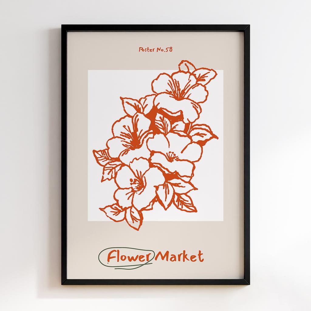 Постер Modern Flowers Art MF0216