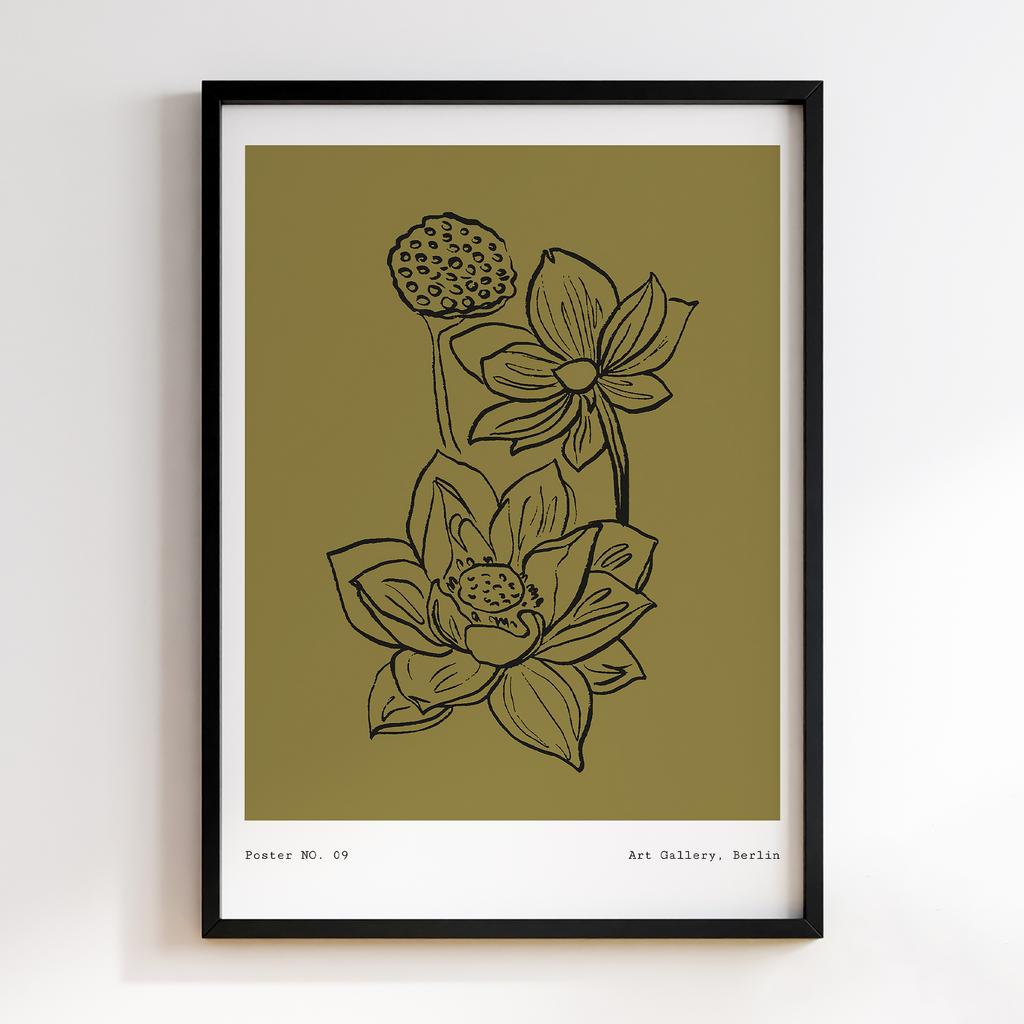 Постер Modern Flowers Art MF0282