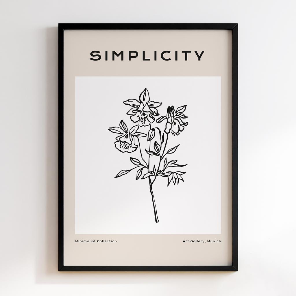 Постер Modern Flowers Art MF0294