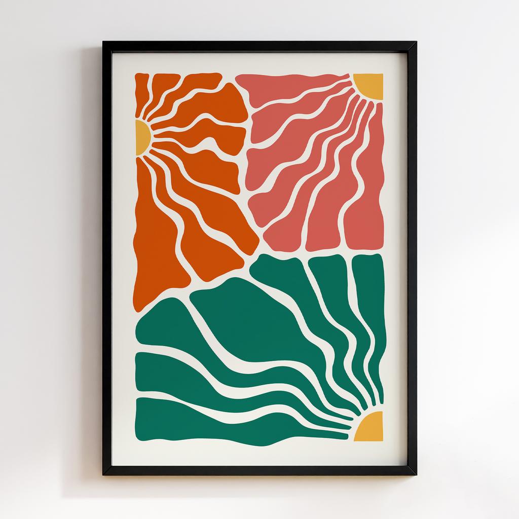 Постер Modern Flowers Art MF0787