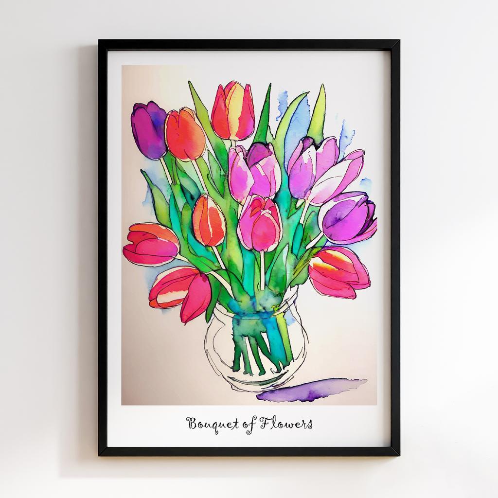 Постер Modern Flowers Art MF0832