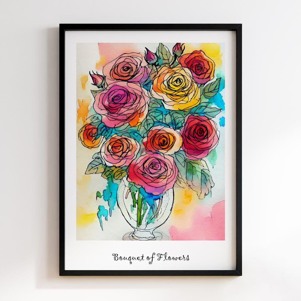 Постер Modern Flowers Art MF0834