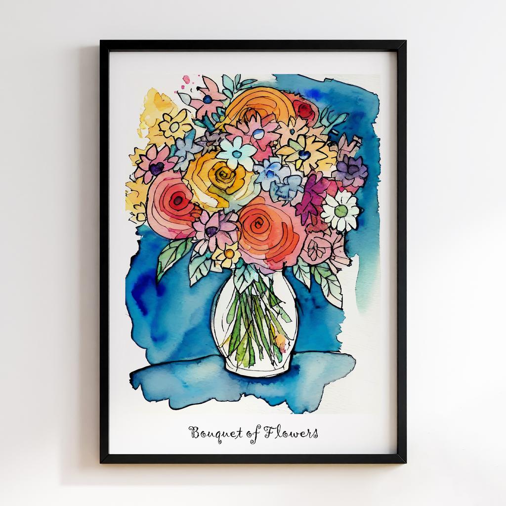 Постер Modern Flowers Art MF0853