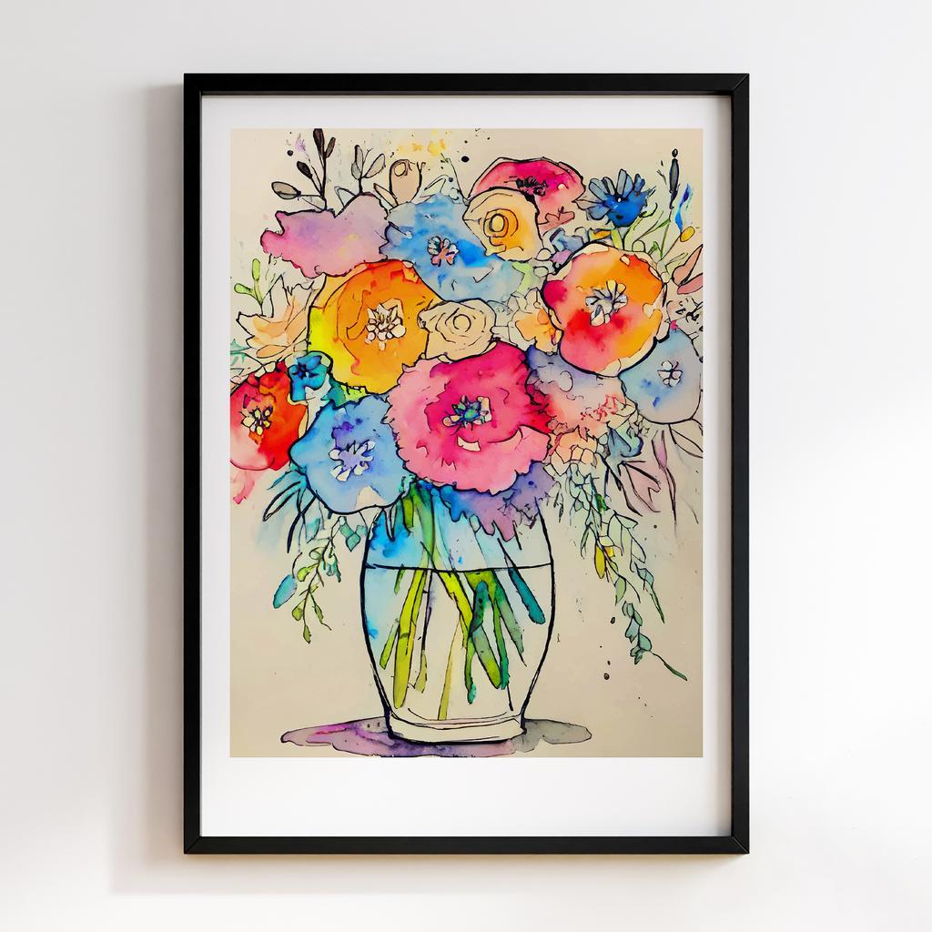 Постер Modern Flowers Art MF0860