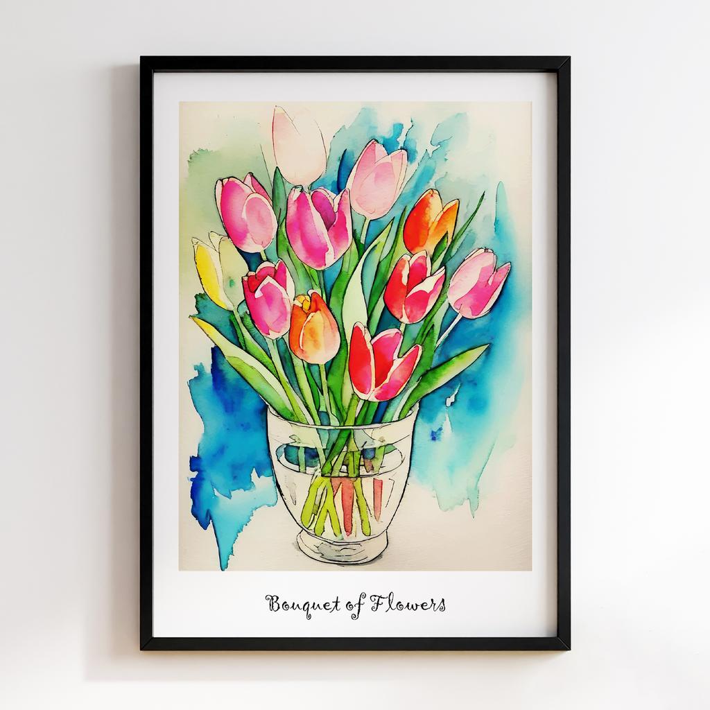 Постер Modern Flowers Art MF0880