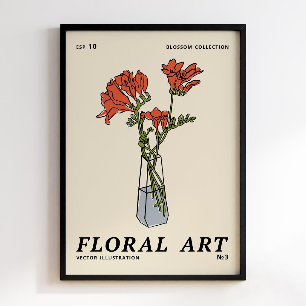 Постер Modern Flowers Art MF0987