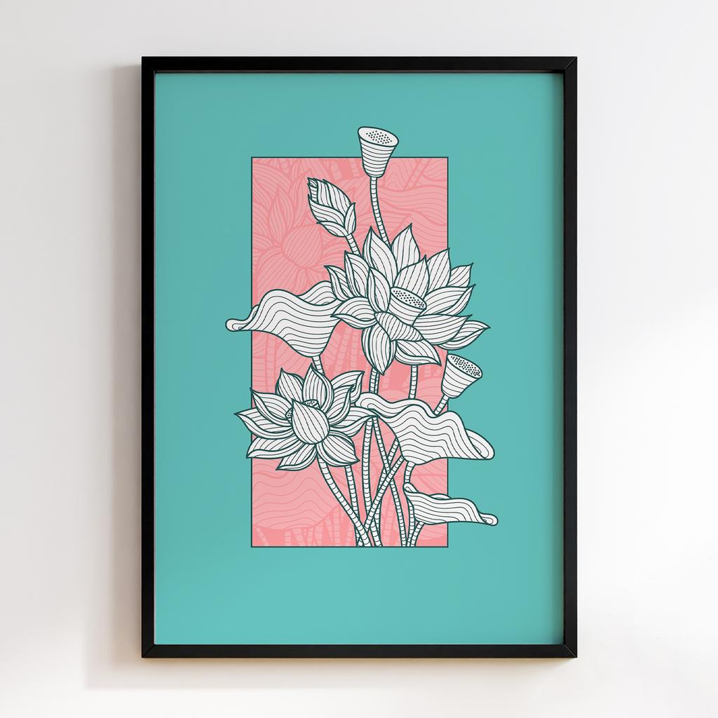 Постер Modern Flowers Art MF1373