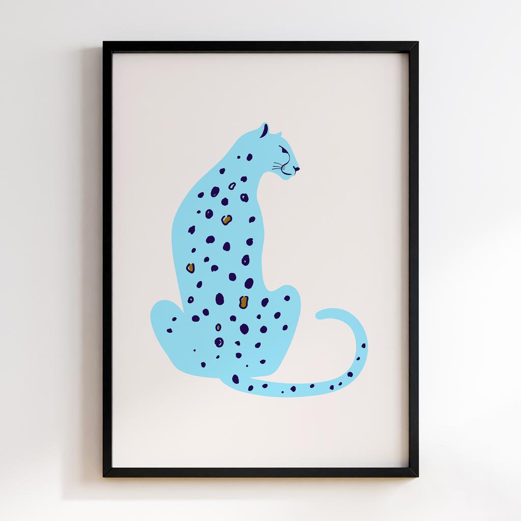 Постер Turquoise Leopard
