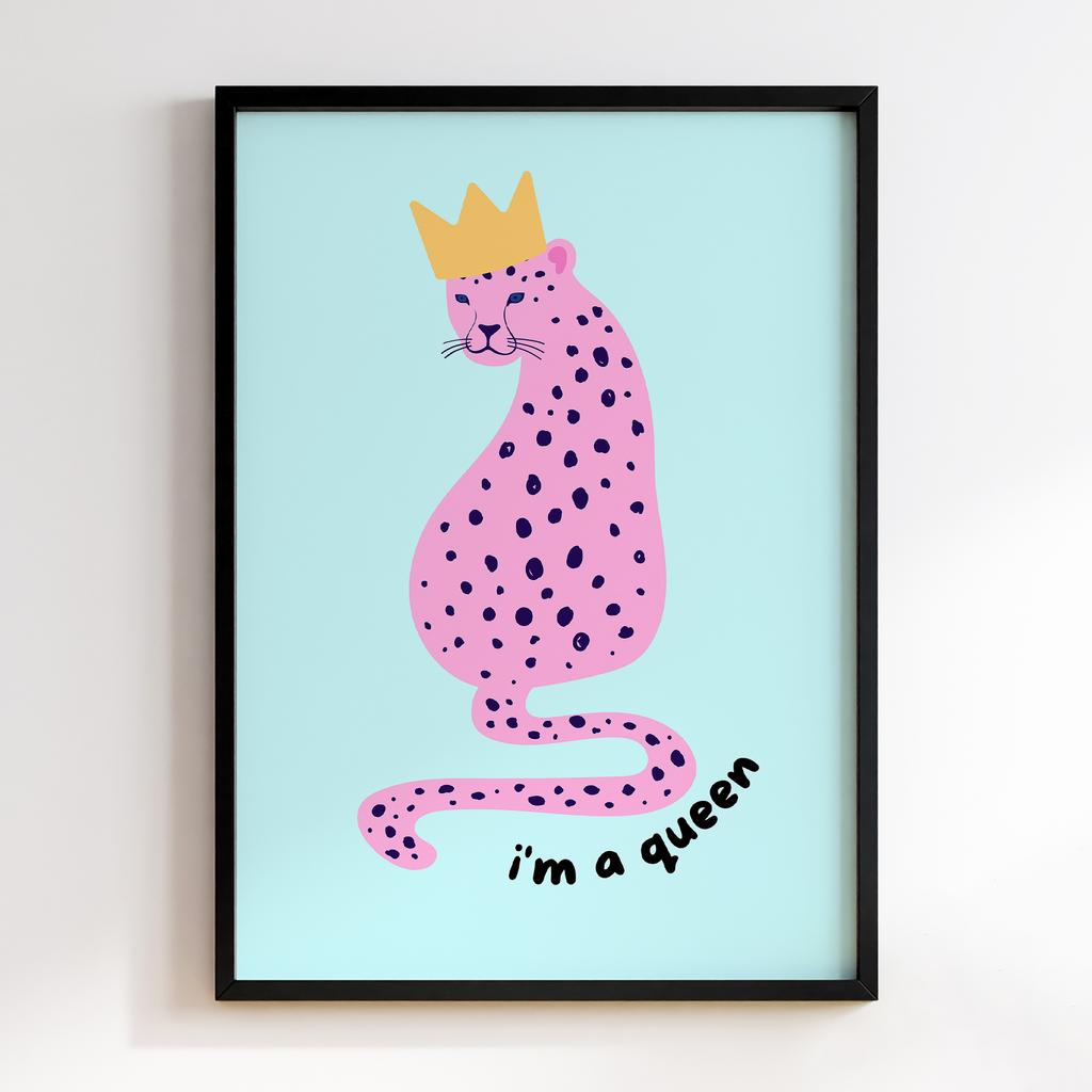 Постер Leopard i'm a Queen