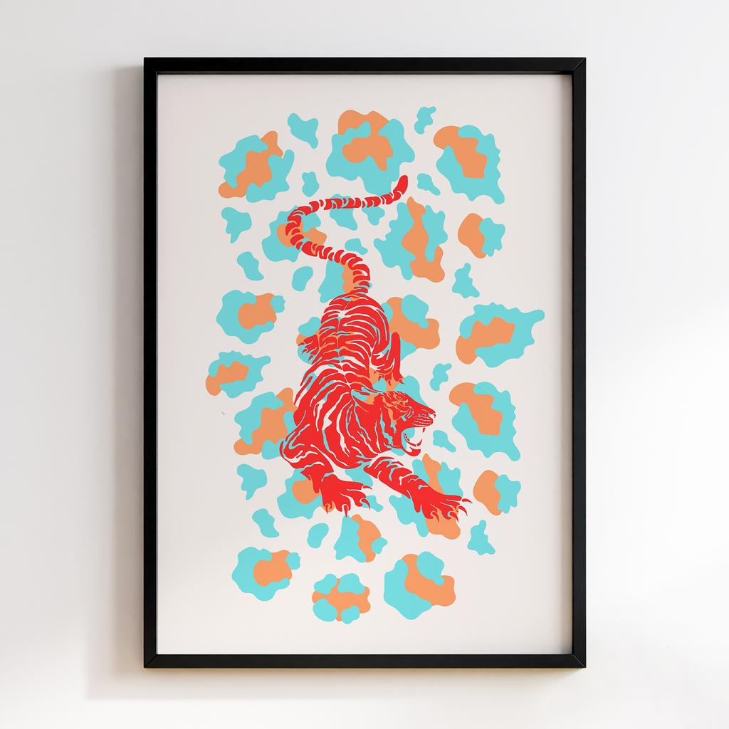 Постер Tiger Modern Art