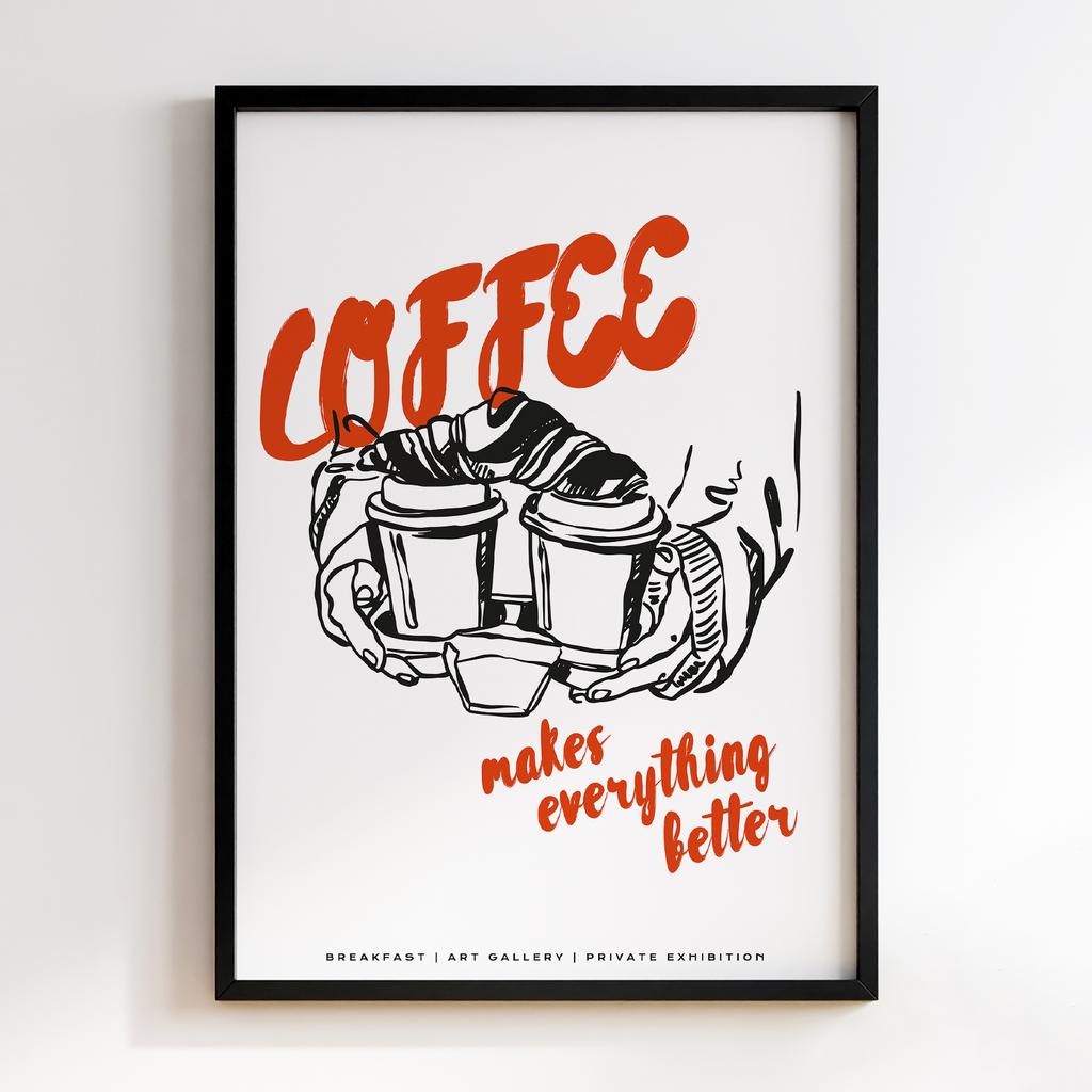 Постер Кава (Coffee) CA093