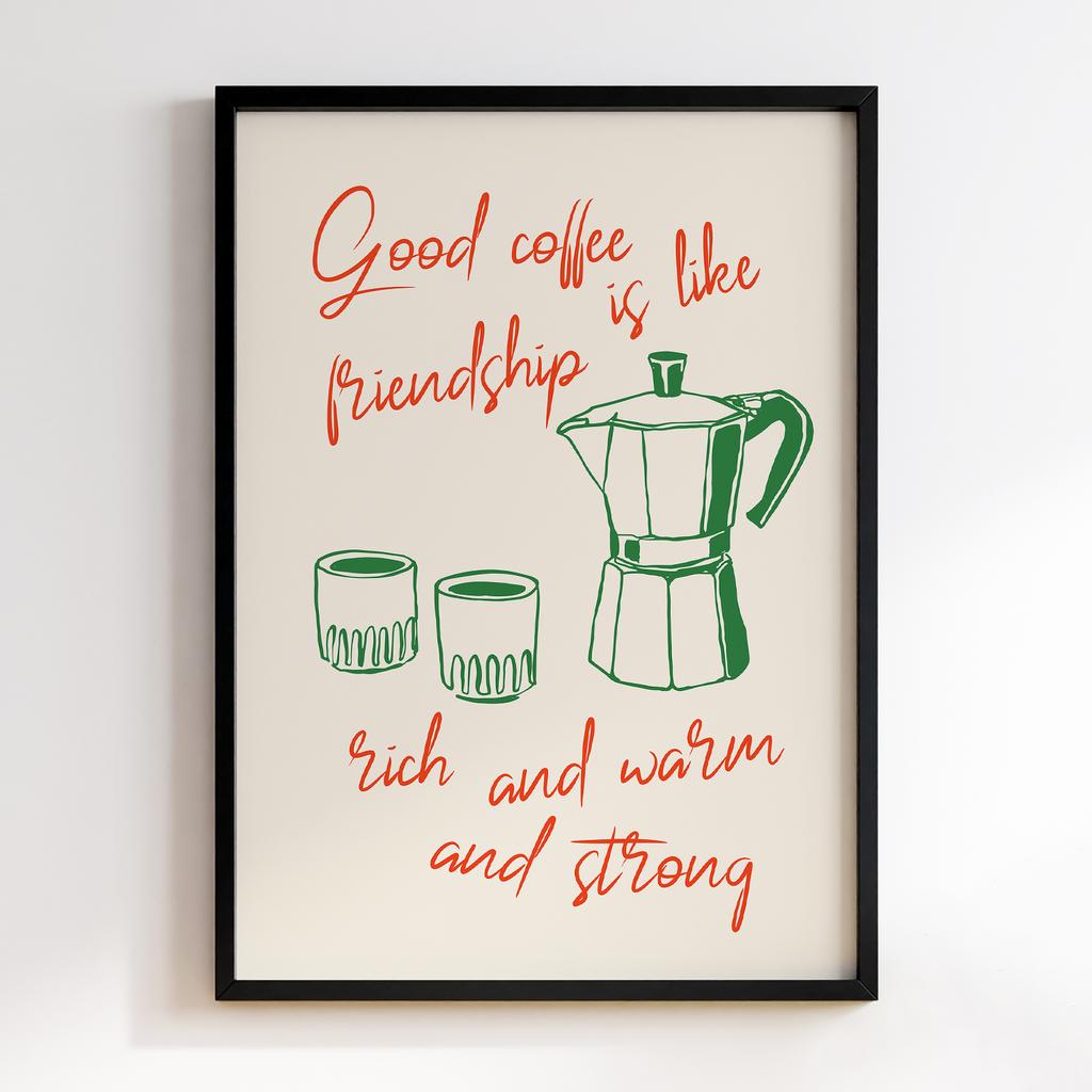 Постер Кава (Coffee) CA343