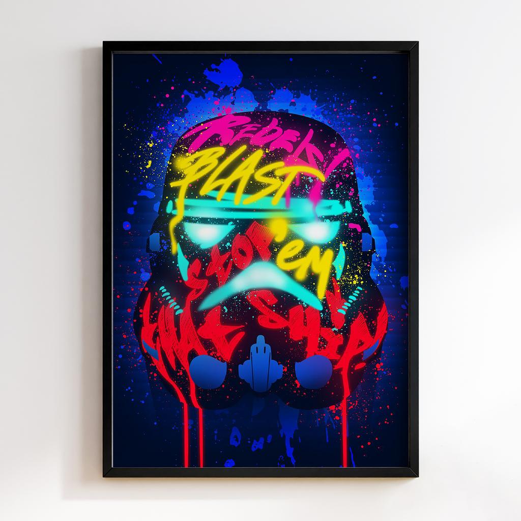 Постер Graffiti Pop-Art Star Wars GPA351