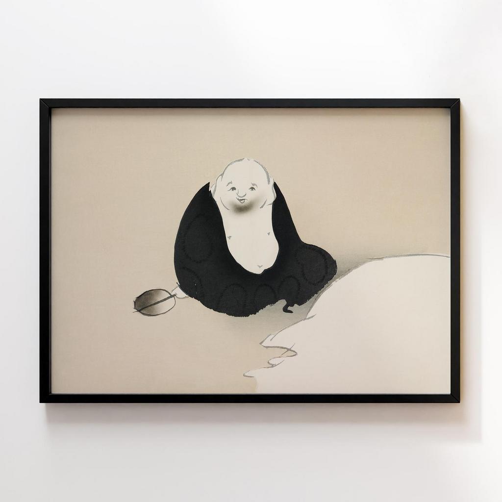 Постер Old man from Momoyogusa–Flowers of a Hundred Generations (1909) by Kamisaka Sekka #1