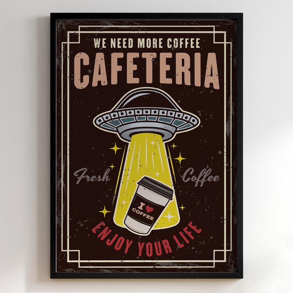 Постер з кавою | Cтильна картина для кавʼярень