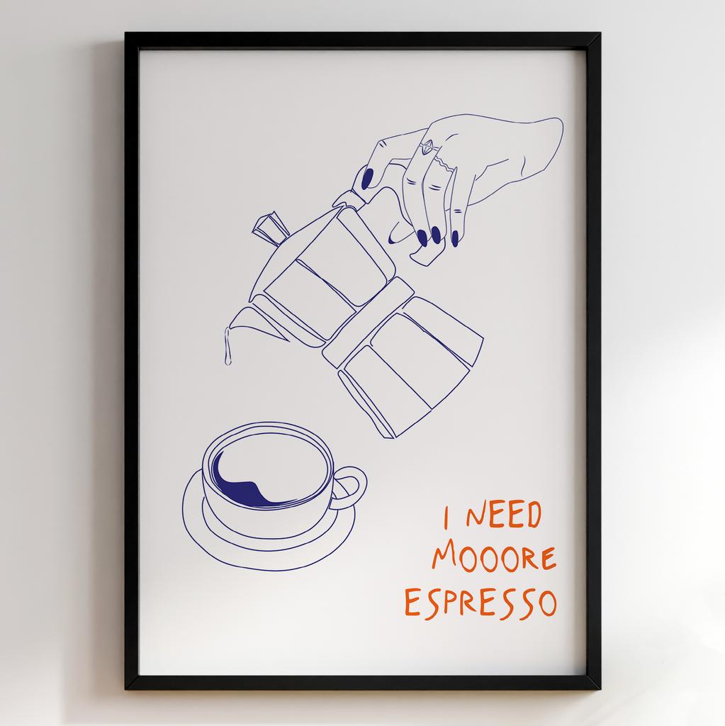 Постер з кавою | Cтильна картина для кавʼярень