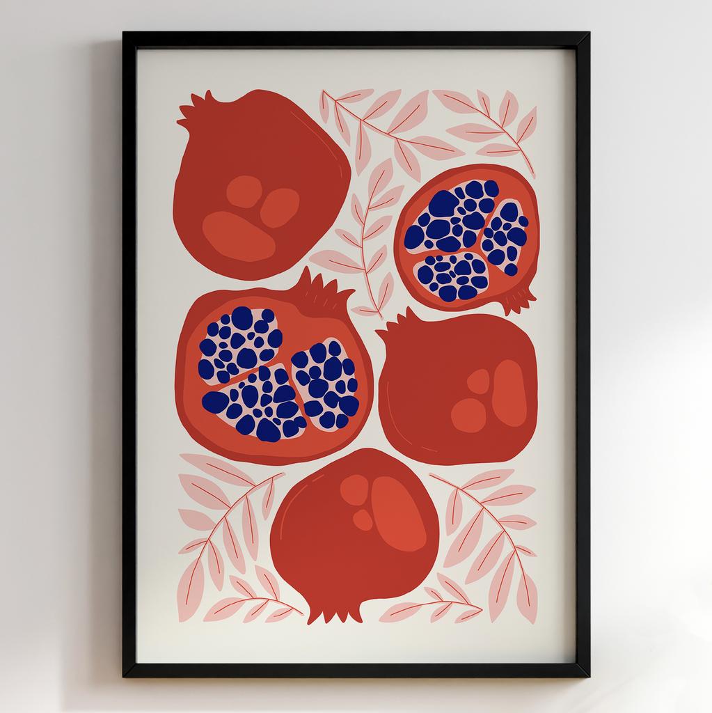 Пастельні постери з їжею | Декор для кухні у вінтажному стилі