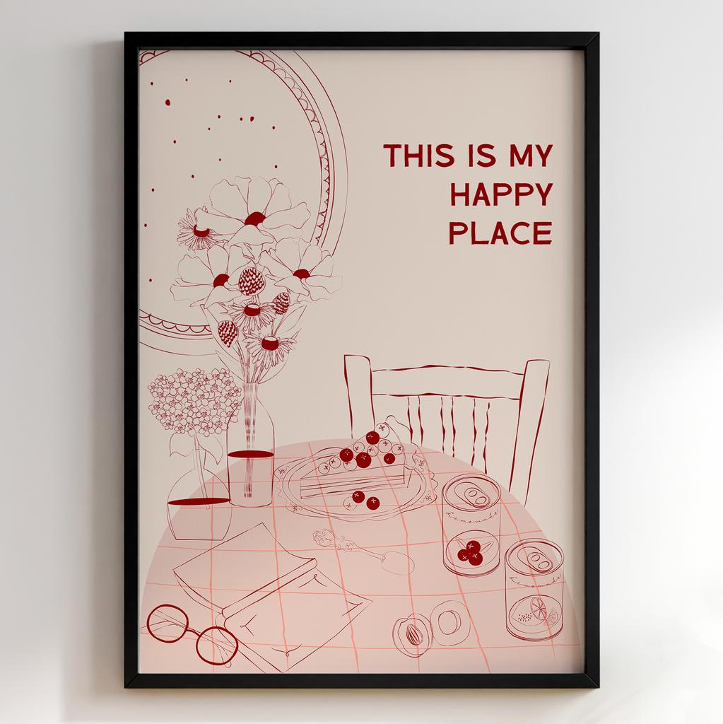 Пастельні постери з їжею | Декор для кухні у вінтажному стилі