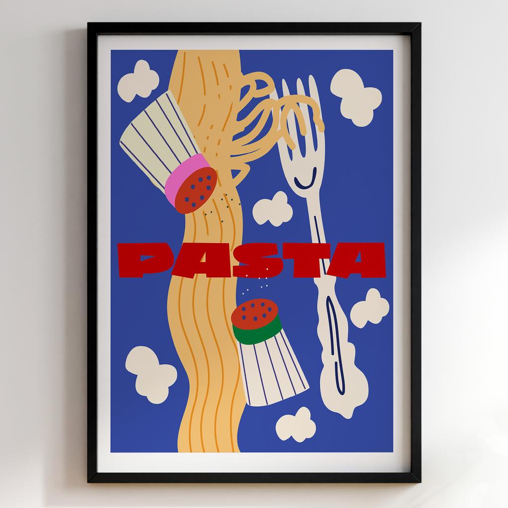 Пастельні постери з їжею | Декор для кухні у вінтажному стилі