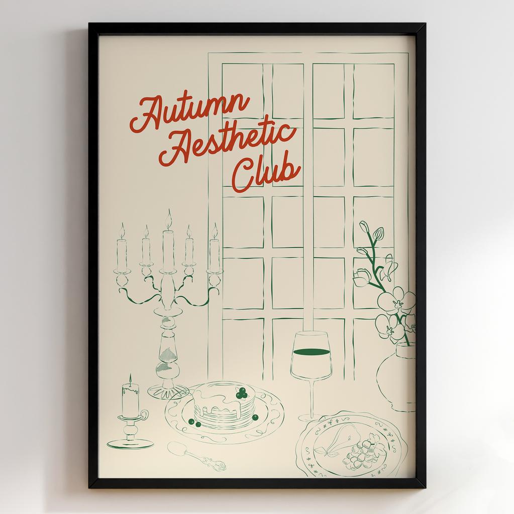 Пастельні постери з їжею | Декор для кухні у вінтажному стилі