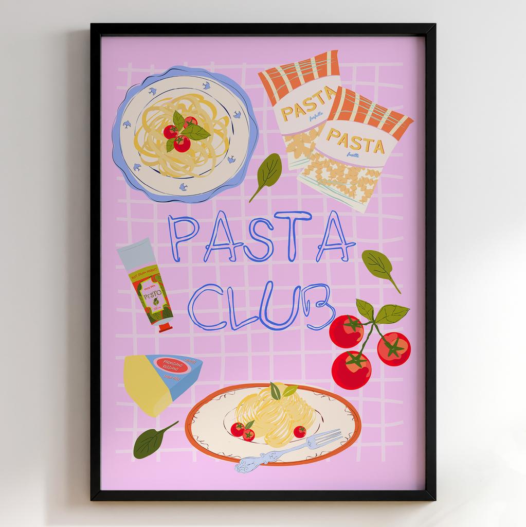 Пастельні постери з їжею | Декор для кухні у вінтажному стилі